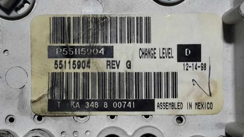 Mando Calefaccion / Aire Acondicionado para Chrysler Jeep Gr.cherokee (Wj/Wg)