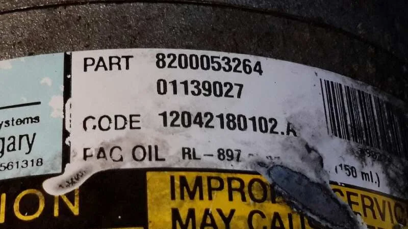 Compresor Aire Acondicionado para Renault Megane Ii Berlina 5P