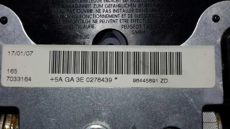 Airbag Delantero Izquierdo para Peugeot 407 Coupe