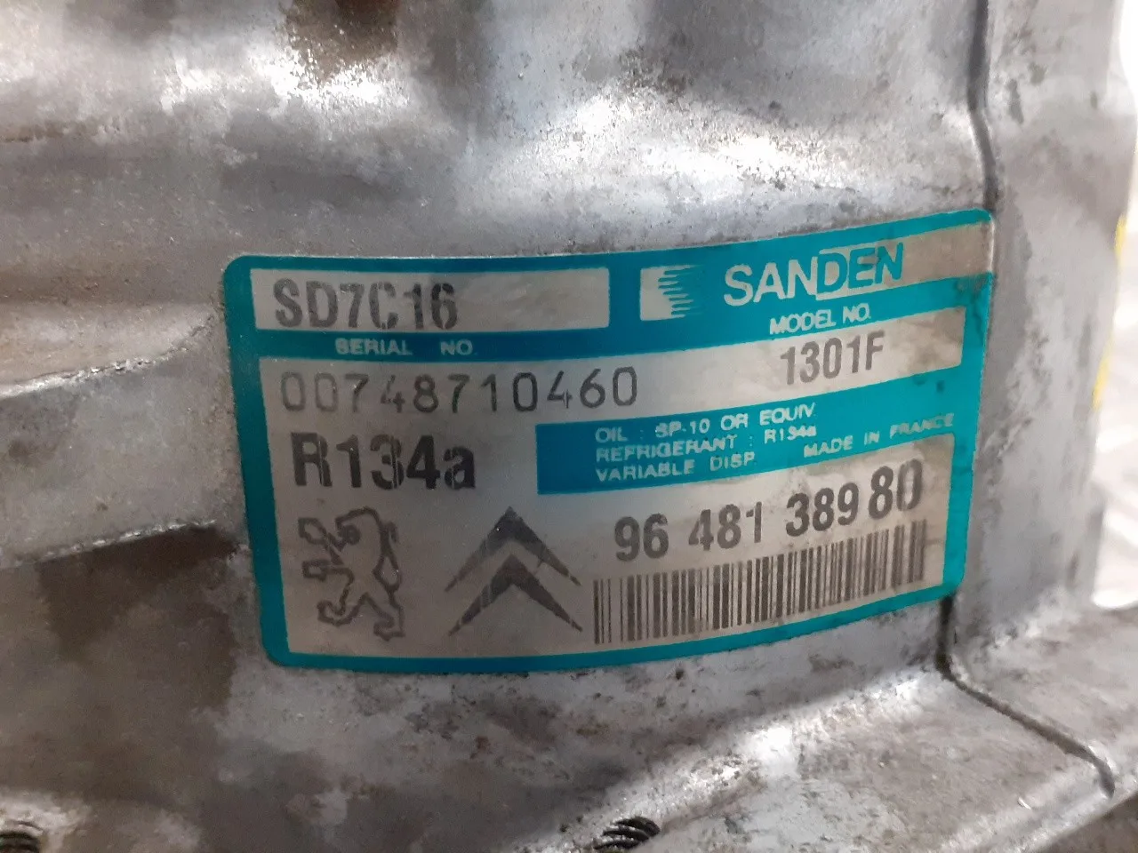 Compresor Aire Acondicionado para Peugeot 407