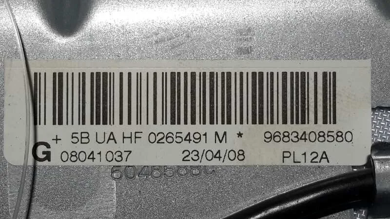 Airbag Delantero Derecho para Peugeot 207