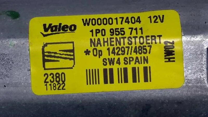 Motor Limpia Trasero para Seat Leon (1P1)