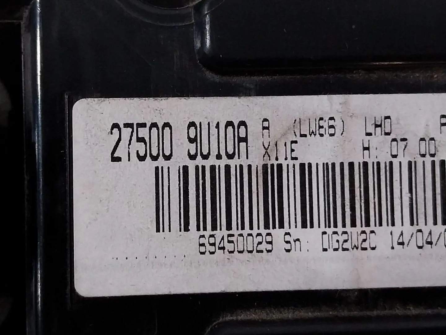 Mando Climatizador para Nissan Note (E11E)