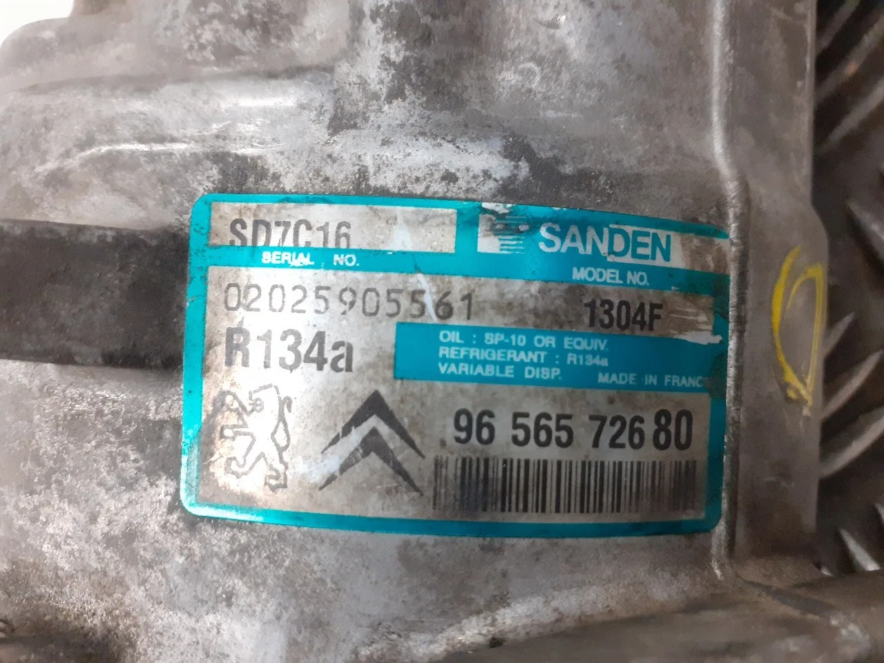 Compresor Aire Acondicionado para Peugeot 407