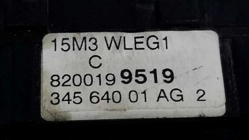 Mando Limpia para Renault Master Ii Phase 2 Caja Cerrada