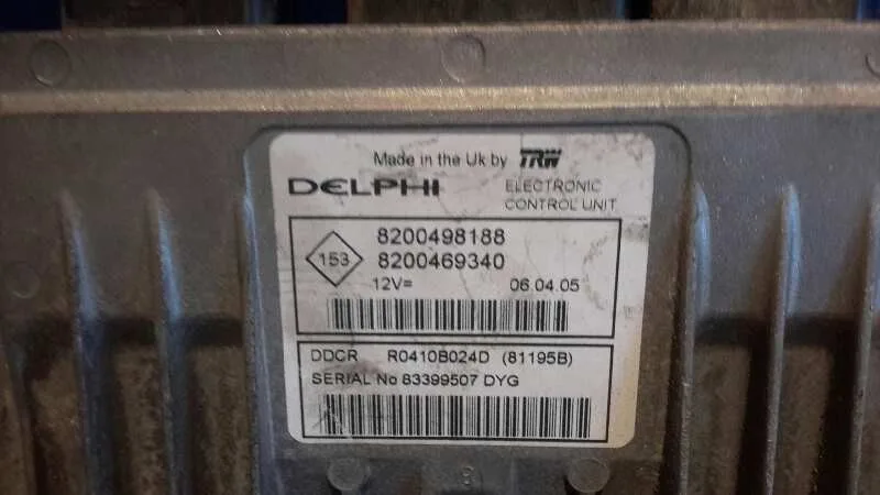 Centralita Motor Uce para Renault Scenic Ii