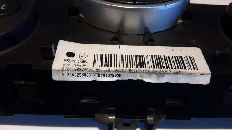 Mando Climatizador para Renault Clio Iii