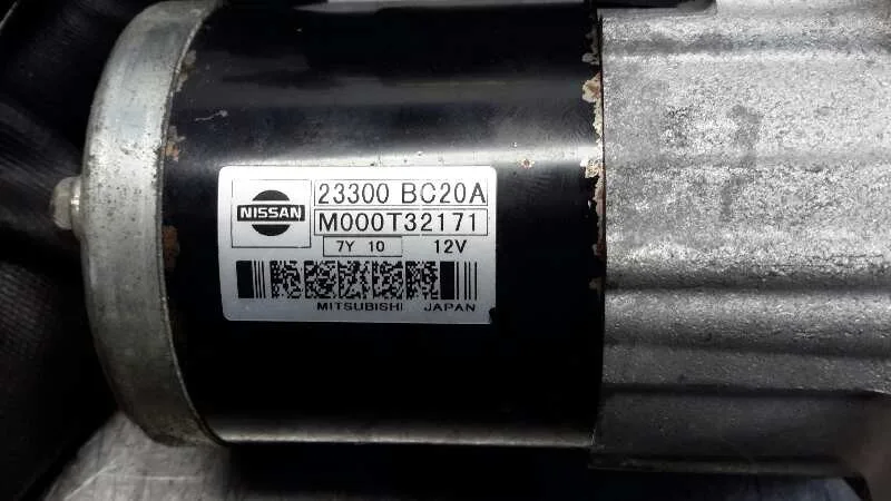 Motor Arranque para Nissan Qashqai (J10)