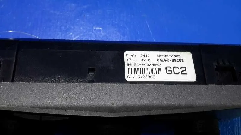 Mando Calefaccion / Aire Acondicionado para Opel Astra H Ber.
