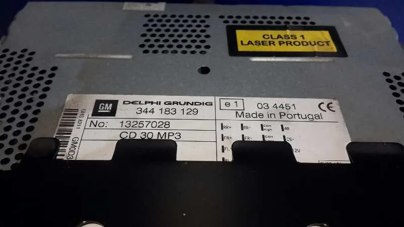 Sistema Audio / Radio Cd para Opel Corsa D