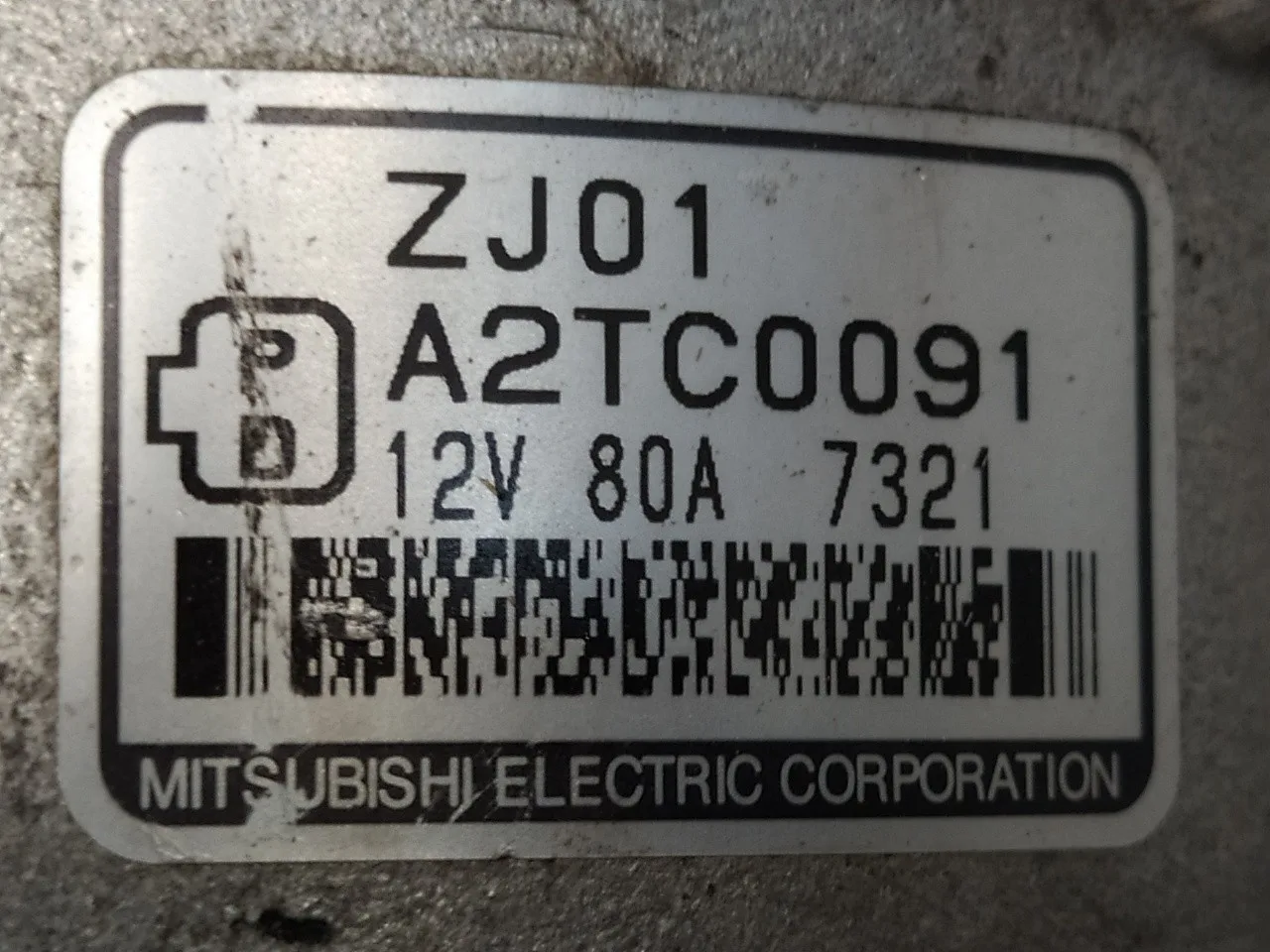 Alternador para Mazda 2 Berlina (Dy)