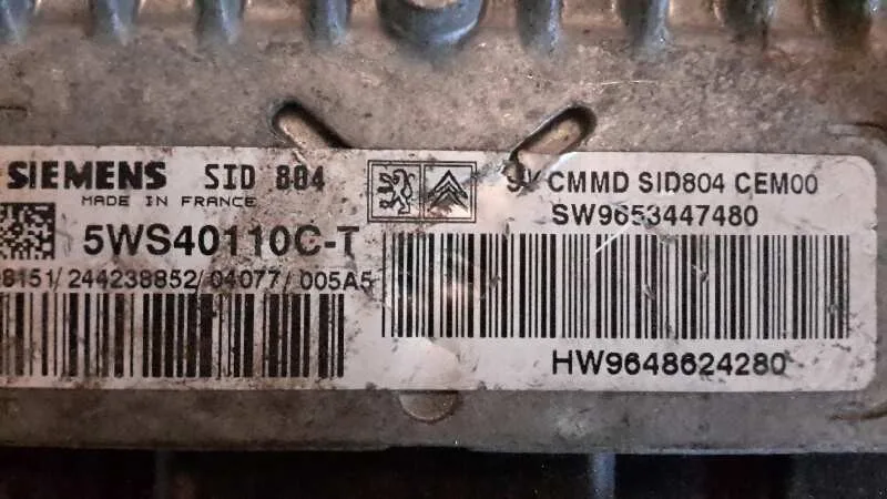Centralita Motor Uce para Citroën C3