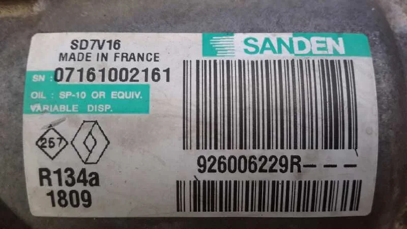 Compresor Aire Acondicionado para Dacia Sandero