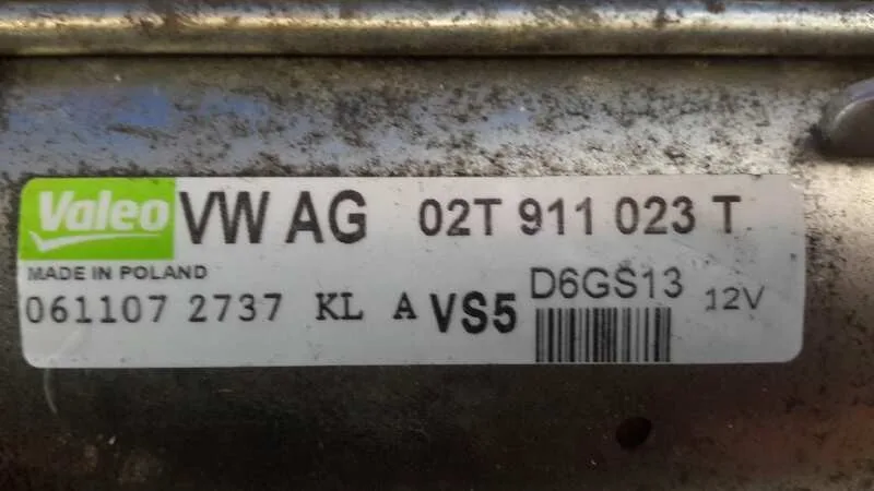 Motor Arranque para Audi A3 (8P)
