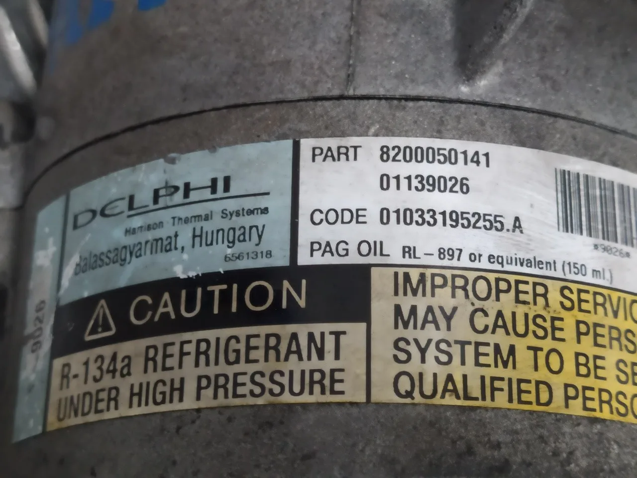 Compresor Aire Acondicionado para Renault Megane Ii Berlina 5P