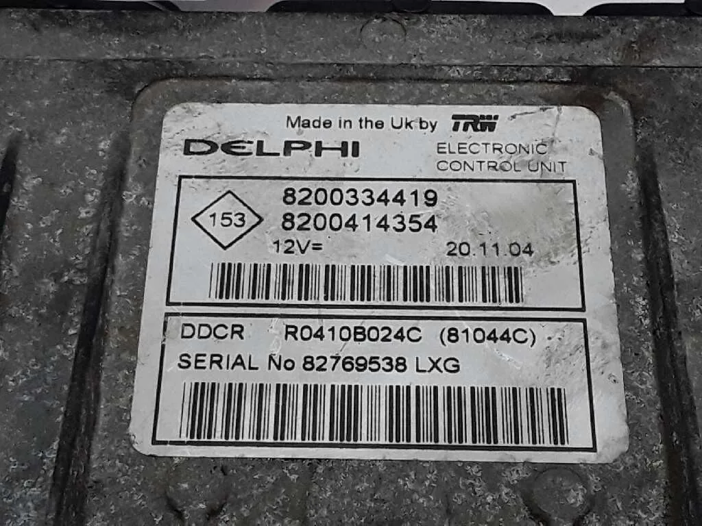 Centralita Motor Uce para Renault Megane Ii Familiar