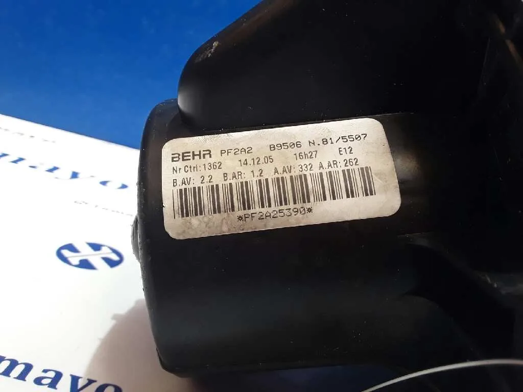 Motor Calefaccion para Peugeot 307 Break/Sw (S2)