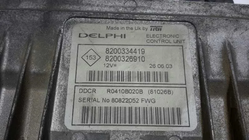 Centralita Motor Uce para Renault Scenic Ii