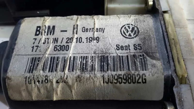 Motor Elevalunas Delantero Derecho para Seat Toledo (1M2)