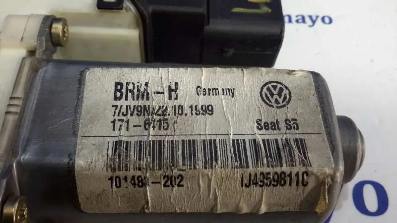Motor Elevalunas Trasero Izquierdo para Seat Toledo (1M2)