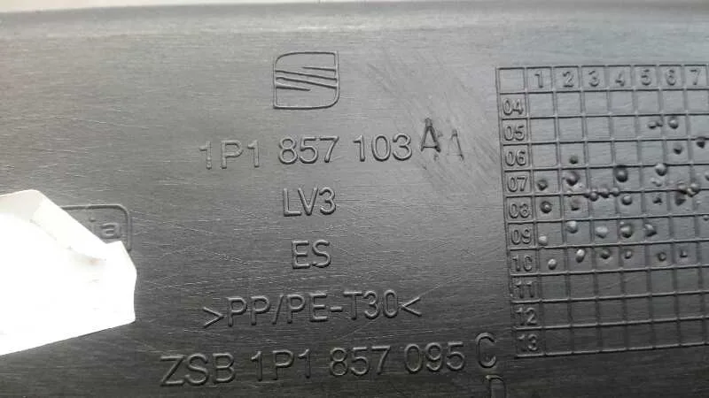 Guantera para Seat Leon (1P1)