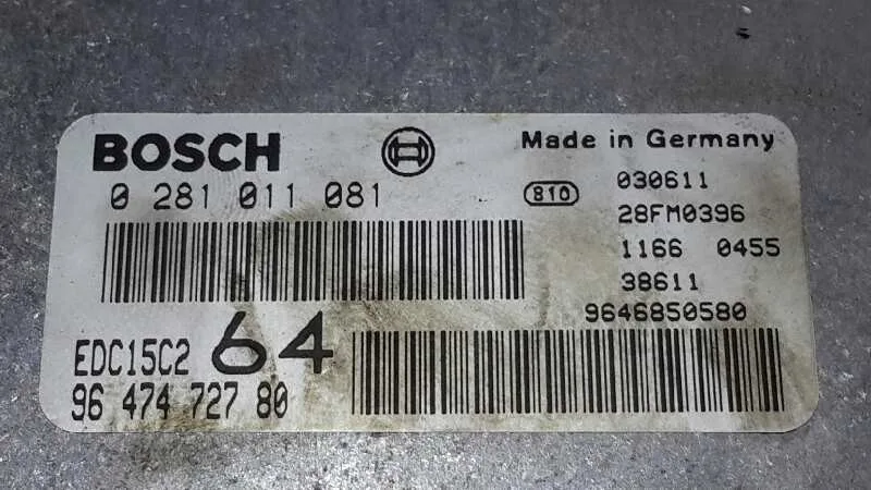 Centralita Motor Uce para Peugeot 307 (S1)