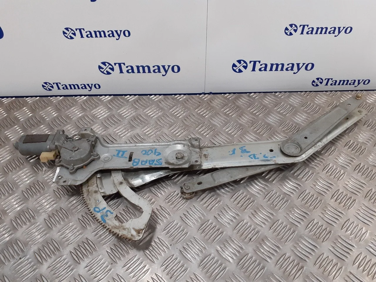 Elevalunas Delantero Derecho para Saab 900 Berlina
