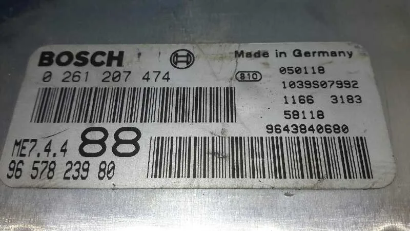 Centralita Motor Uce para Peugeot 307 (S1)