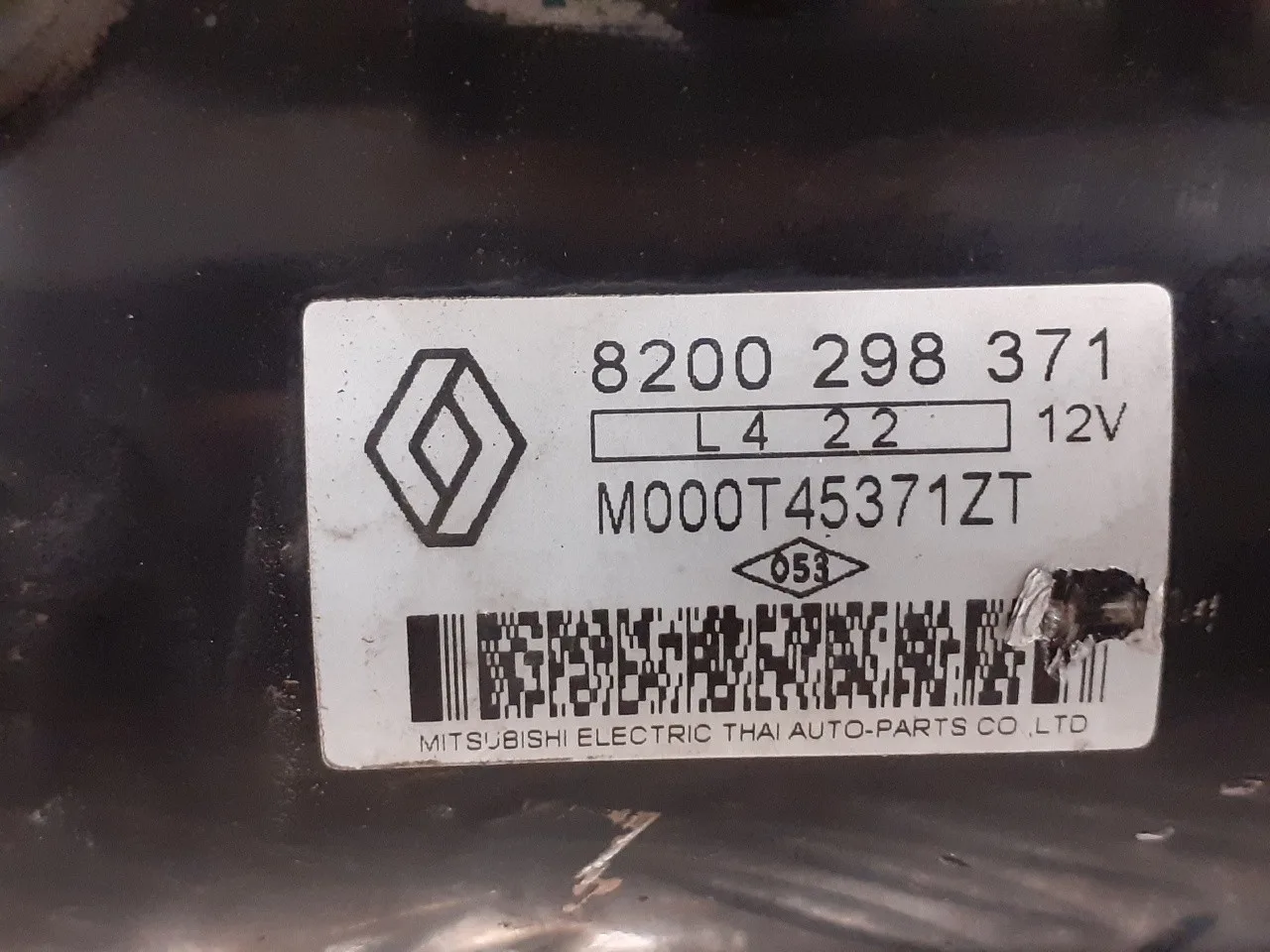 Motor Arranque para Renault Modus