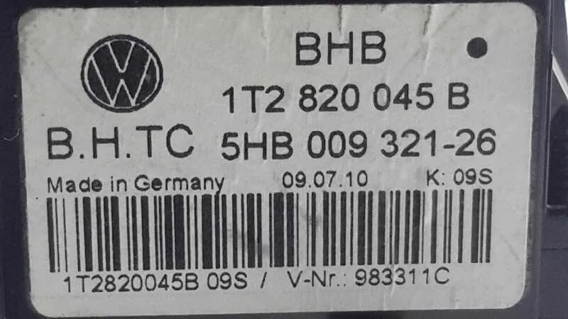 Mando Calefaccion / Aire Acondicionado para Seat Leon (1P1)