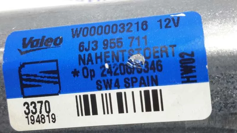 Motor Limpia Trasero para Seat Ibiza (6J5)