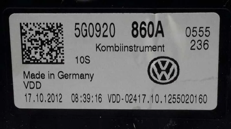 Cuadro Instrumentos para Volkswagen Golf Vii Lim.