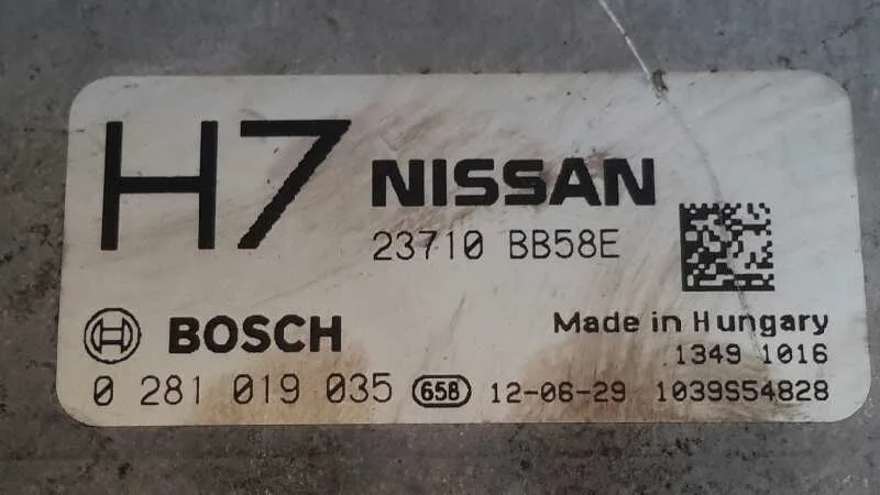 Centralita Motor Uce para Nissan Qashqai (J10)