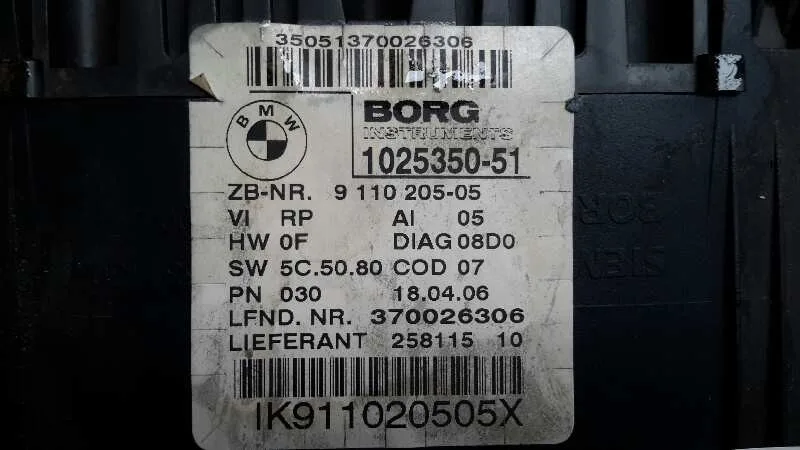 Cuadro Instrumentos para Bmw Serie 3 Berlina (E90)