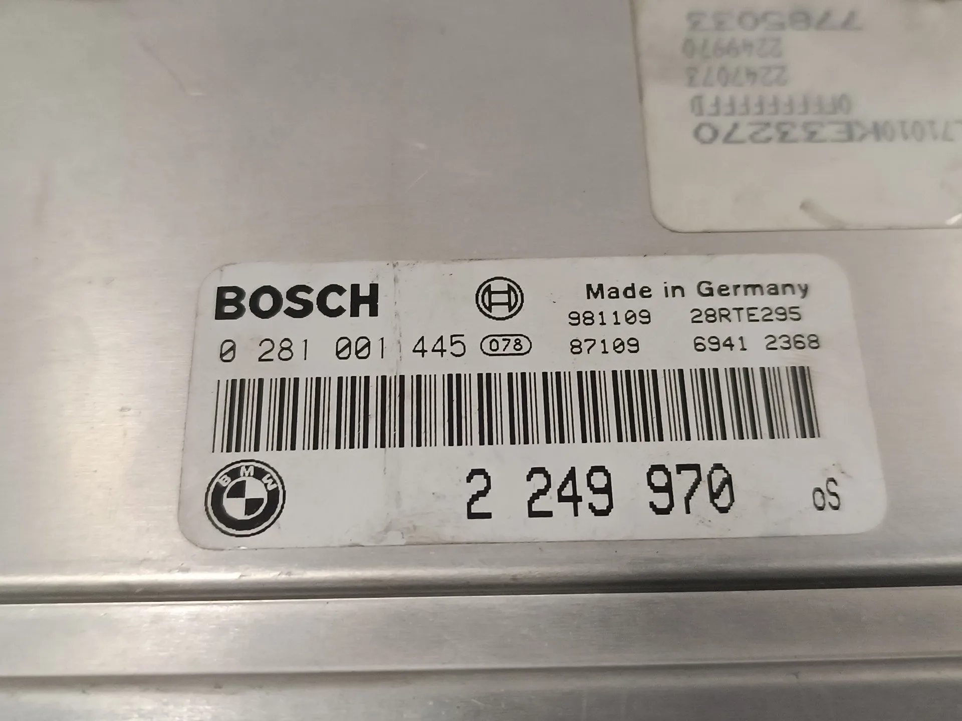 Centralita Motor Uce para Bmw Serie 3 Berlina (E46)