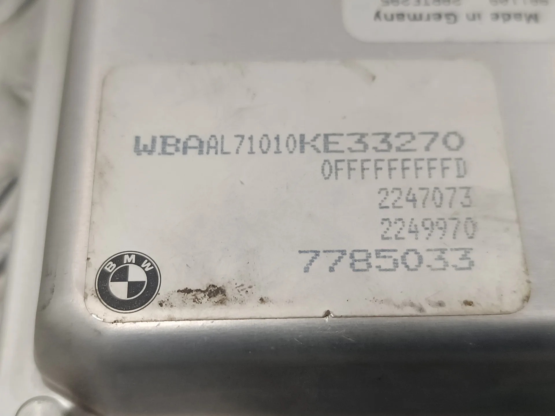 Centralita Motor Uce para Bmw Serie 3 Berlina (E46)