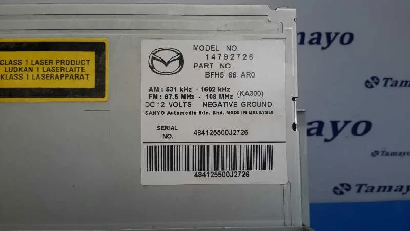 Sistema Audio / Radio Cd para Mazda 3 Lim. (Bl)