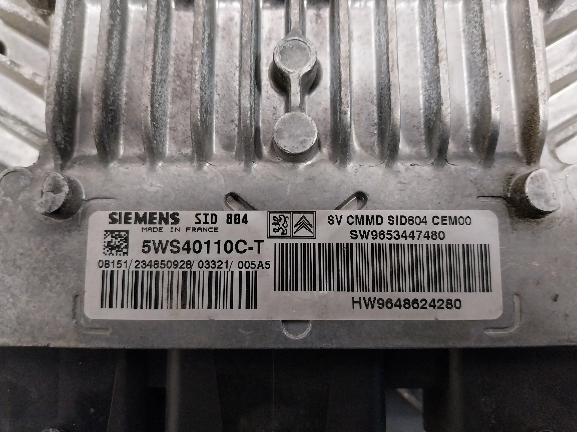 Centralita Motor Uce para Citroën C3