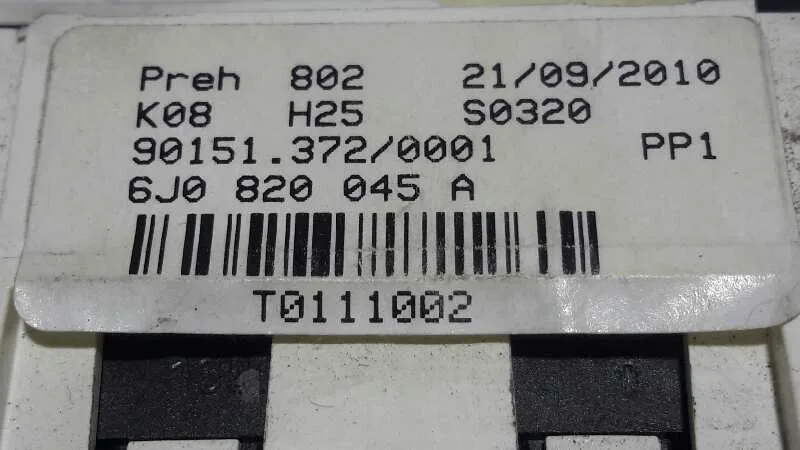 Mando Calefaccion / Aire Acondicionado para Seat Ibiza St (6J8)