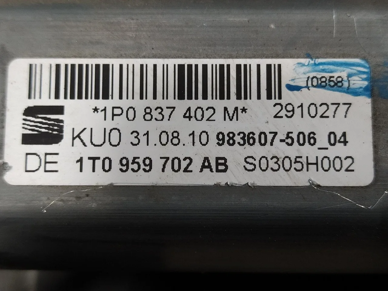 Elevalunas Delantero Derecho para Seat Leon (1P1)