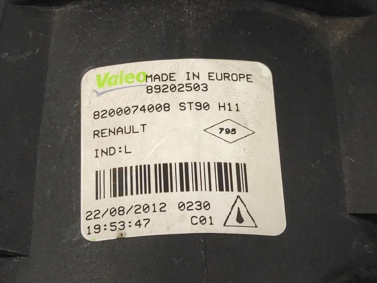 Faro Antiniebla Izquierdo para Renault Megane Iii Berlina 5 P