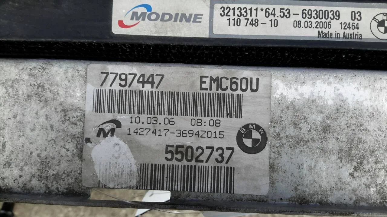 Radiador Agua para Bmw Serie 3 Berlina (E90)