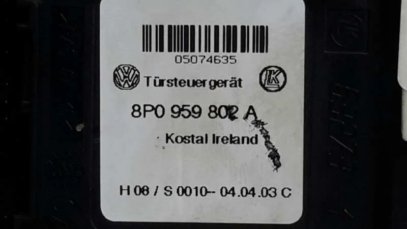 Motor Elevalunas Delantero Derecho para Audi A3 (8P)
