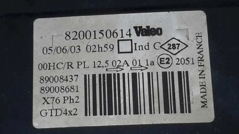 Faro Izquierdo para Renault Kangoo (F/Kc0)