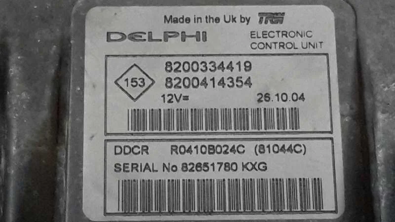 Centralita Motor Uce para Renault Scenic Ii
