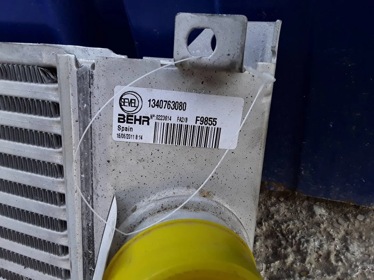 Intercooler para Fiat Ducato Maxi Caja Abierta (09.2006 =>)