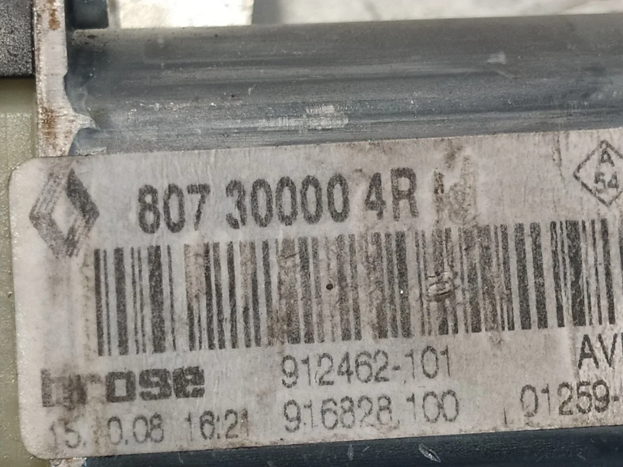 Elevalunas Delantero Derecho para Renault Megane Iii Berlina 5 P
