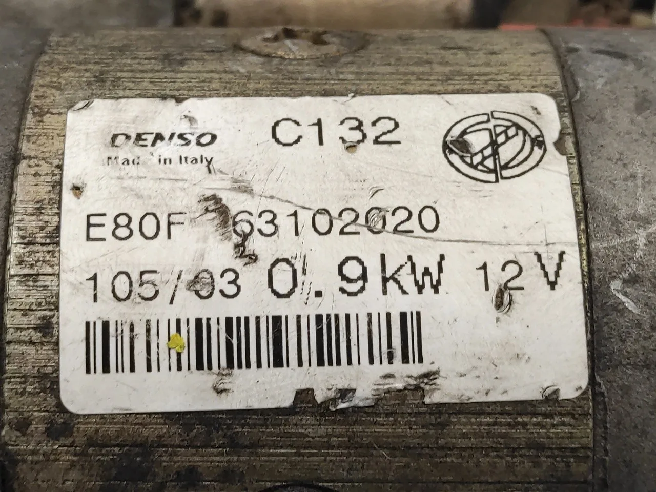 Motor Arranque para Fiat Punto Berlina (188)