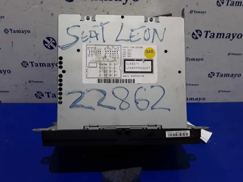 Sistema Audio / Radio Cd para Seat Leon (1P1)