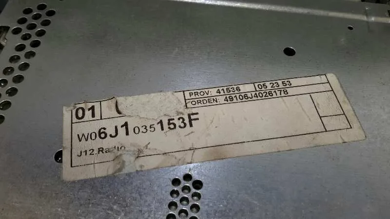 Sistema Audio / Radio Cd para Seat Ibiza St (6J8)